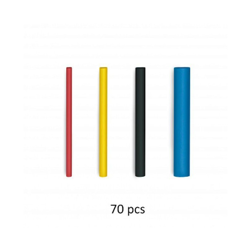 Steinel Heat Shrink Tubing in Multicolors 70pcs 1 6-4 8mm - 71318