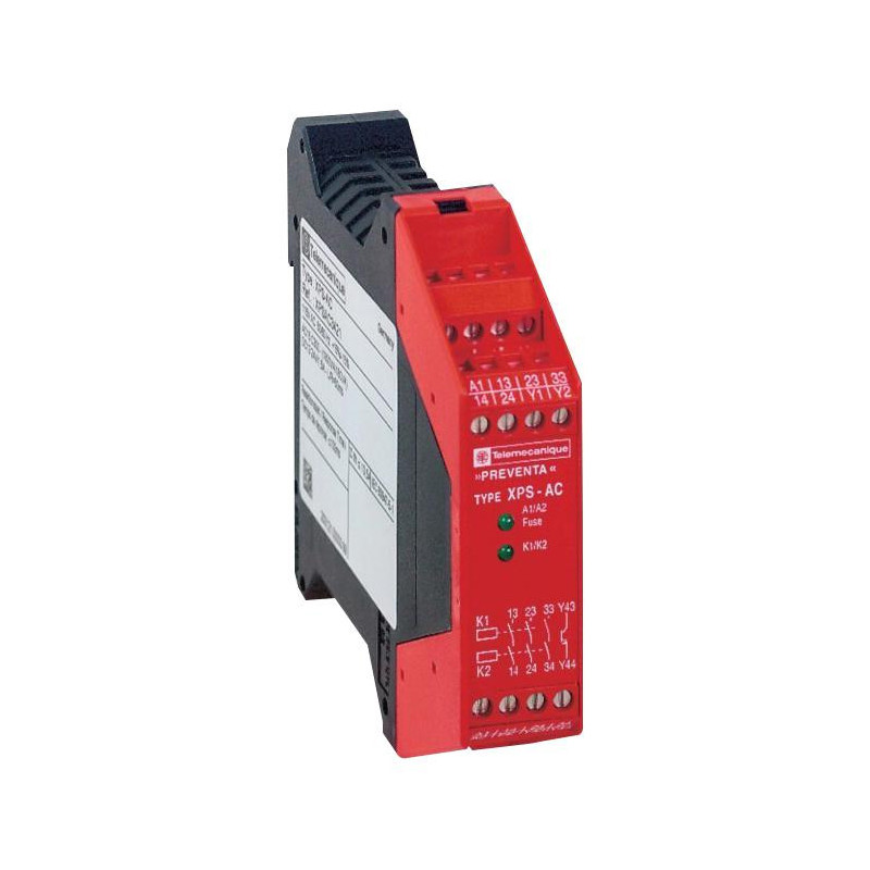 Schnieder  Safety Relay  230 V  Preventa XPSAC Series  DIN Rail  1.5 A