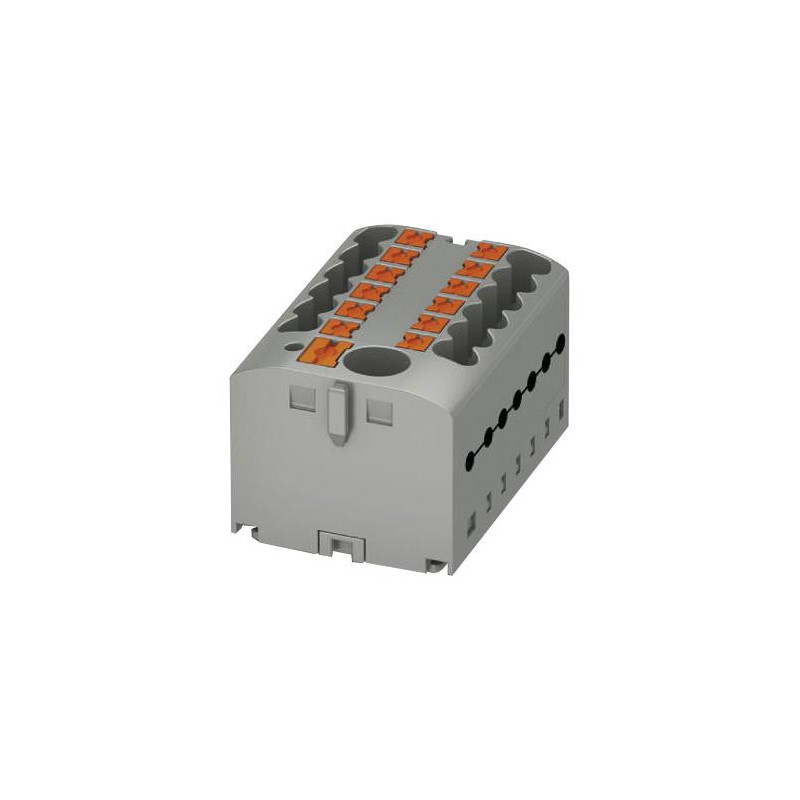 Phoenix Contact (PTFIX 6/12X2 5 GY) Panel Mount Barrier Terminal Block