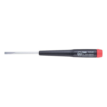 Wiha (26025) Screwdriver  Slotted  50 mm Blade  2.5 mm Tip  145 mm Overall