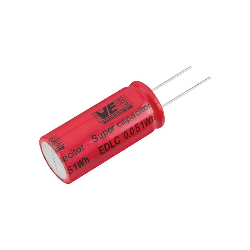 Wurth Elektronik (850617022002) Supercapacitor  50 F  -10%  +30%