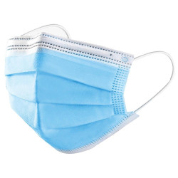 Multicomp Pro MP004580 Type IIR Surgical Face Mask, Blue/White