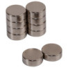 Duratool  Magnets  Pack of 10  Button  Rare Earth  8mm x 3mm    D01766