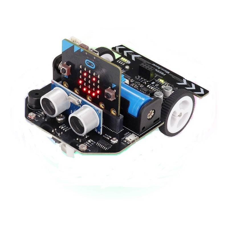 DFRobot ROB0148-EN-4 micro: Maqueen Lite(with micro:bit V2/ micro:Gamepad/IR Remote Controller)