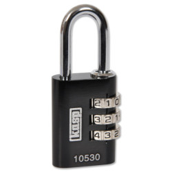 Kasp Security (K10530BLAD) Padlock  Combination  Aluminium  30mm  Black