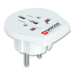 Skross (1.500211) Mains Adapter  Euro Plug  16 A  White  250 V