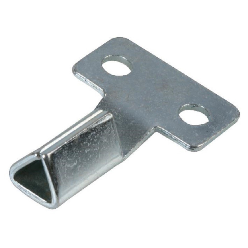 Duratool D02074 Meter Box Key, Bright Zinc Plated