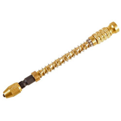 D02331 Duratool Hand Drill  Archimedes  Gold  100 mm Overall