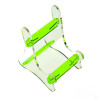 Acrylic Transparent Portable Phone Stand/Card Holder - Green