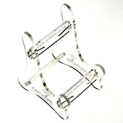 Acrylic Transparent Portable Phone Stand/Card Holder Yellow