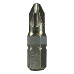 Duratool (DT000436) Hex Driver Bit  Pozidrive  PZ2 Tip  25 mm Length