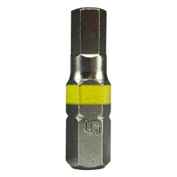 Duratool (DT000442) Hex Driver Bit  Hex  H3 Tip  25 mm Length