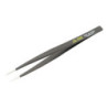 Wiha (44523) Tweezer  ESD  Straight  Round  Stainless Steel  125 mm