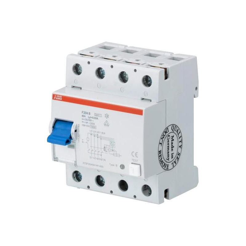 Abb (F204 B S-125/0.3-L) Circuit Breaker  300 mA Residual Current