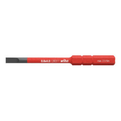 Wiha (34580) Hex Driver Bit  Slotted  4mm  75 mm Length