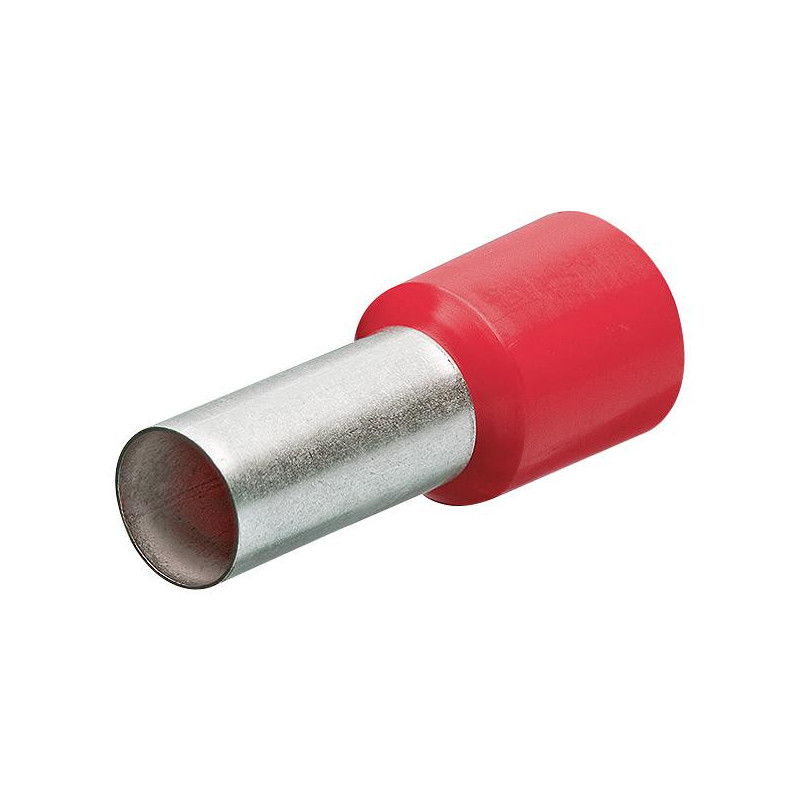 Knipex (97 99 332) Wire Ferrule  Single Wire  17 AWG  1 mm?  8 mm  Red