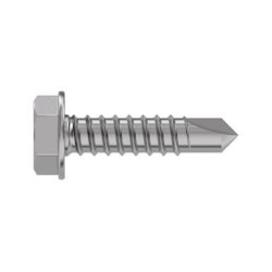 TR Fastenings (6.3 X 16 WXSTDX Z100 DIN7504) Hex Washer Head Screw