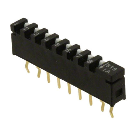 Alcoswitch (STV08) DIP / SIP Switch  SPST  5 V  10 mA