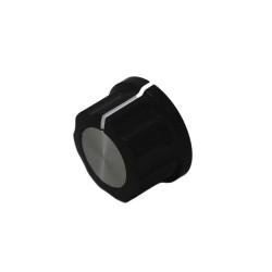 Multicomp CF-X3-M-S(6.4)E Round Shaft 6.4mm Knob