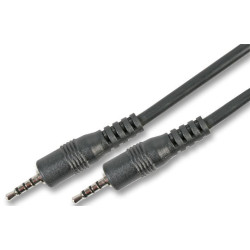 Pro Signal PSG03512 Audio / Video Cable Assembly, 2.5mm 4 Pole Jack Plug, 2.5mm 4 Pole Jack Plug, 5.9 ft, 1.8 m