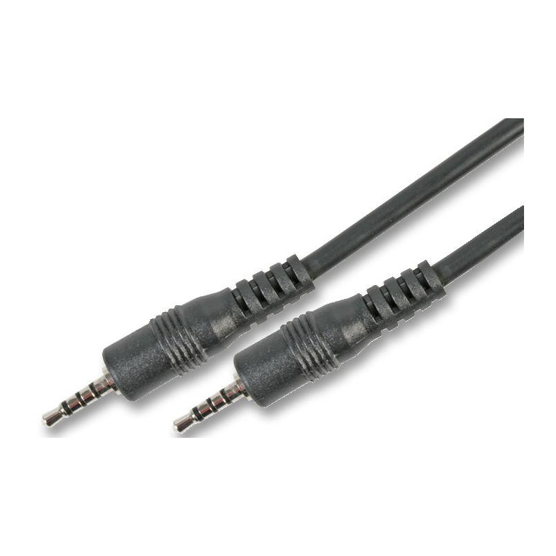 Pro Signal PSG03512 Audio / Video Cable Assembly, 2.5mm 4 Pole Jack Plug, 2.5mm 4 Pole Jack Plug, 5.9 ft, 1.8 m