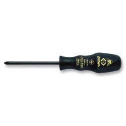 CK Tools (T4722ESD 0) Phillips Screwdriver, ESD,  0 Tip, 60 mm Blade