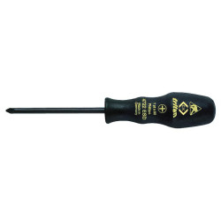 CK Tools (T4722ESD 2) Phillips Screwdriver, ESD,  2 Tip, 100mm Blade