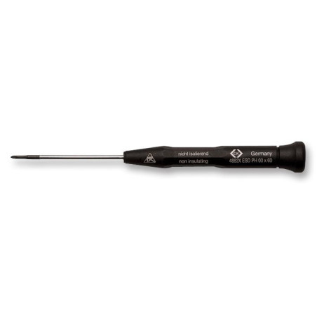 CK Tools (T4882X 0) Phillips Screwdriver, Electronic,  0 Tip, 60 mm Blade