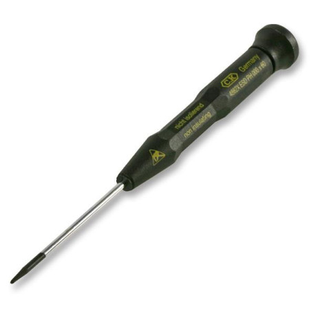 CK Tools (T4882X000ES) Phillips Screwdriver, ESD,  000 Tip, 60mm Blade