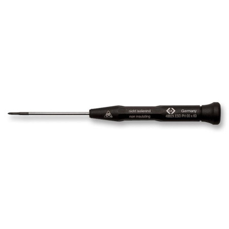 CK Tools (T4882X00ESD) Phillips Screwdriver,  00 Tip, 60 mm Blade