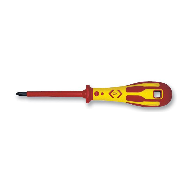 CK Tools (T49142-2) Phillips Screwdriver, VDE,  2 Tip, 100 mm Blade Length