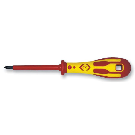 CK Tools (T49142-2) Phillips Screwdriver, VDE,  2 Tip, 100 mm Blade Length