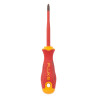 Fluke (IPHS2) Phillips Screwdriver, Insulated,  2 Tip, 100 mm Blade