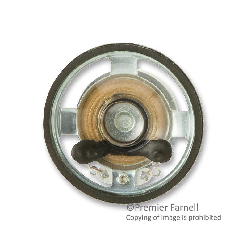 Pro Signal S050M Speaker, Mylar Cone, 50 mm, 2 W, 8 ohm, 3 kHz