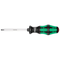 Wera (008752) Phillips Screwdriver, Hex Blade,  2 Tip, 100 mm Blade Length