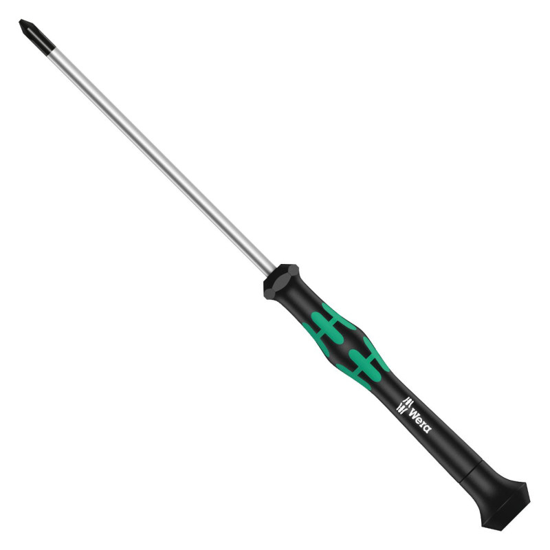 Wera (118022) Phillips Screwdriver, Precision,  0 Tip, 60 mm Blade Length