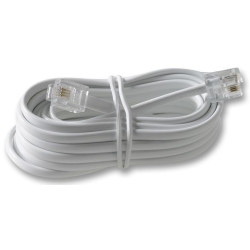 Pro Signal PSG90595 Telephone Modular Cable, RJ11 Plug to RJ11 Plug