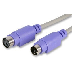 Pro Signal PL11124 Computer Cable, Mini-DIN Plug, 6 Way (PS/2)