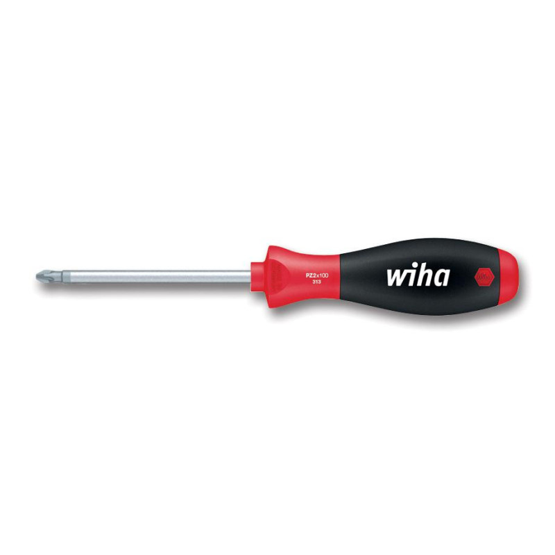 Wiha (313-1) Screwdriver  Pozidriv  PZ1  80 mm Blade  191 mm Overall