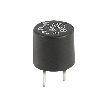 SCHURTER 0034.6615 Fuse, PCB Leaded, 1 A, 250 VAC, MST 250, 125 VDC, Time Delay, Radial Leaded 1214697