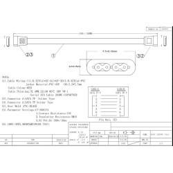 PRO SIGNAL PSG91597 Computer Cable, SATA 7 Way J Type, SATA 7 Way J Type, 17.7 ", 450 mm, Red 3403398
