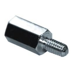 ETTINGER 005.12.113 Standoff, Brass, M2.5, Hex Male-Female, 11 mm, 17 mm