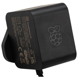 RASPBERRY-PI SC1157 Power Supply, USB-C, 5.1 V, 5 A, Black, EU Plug