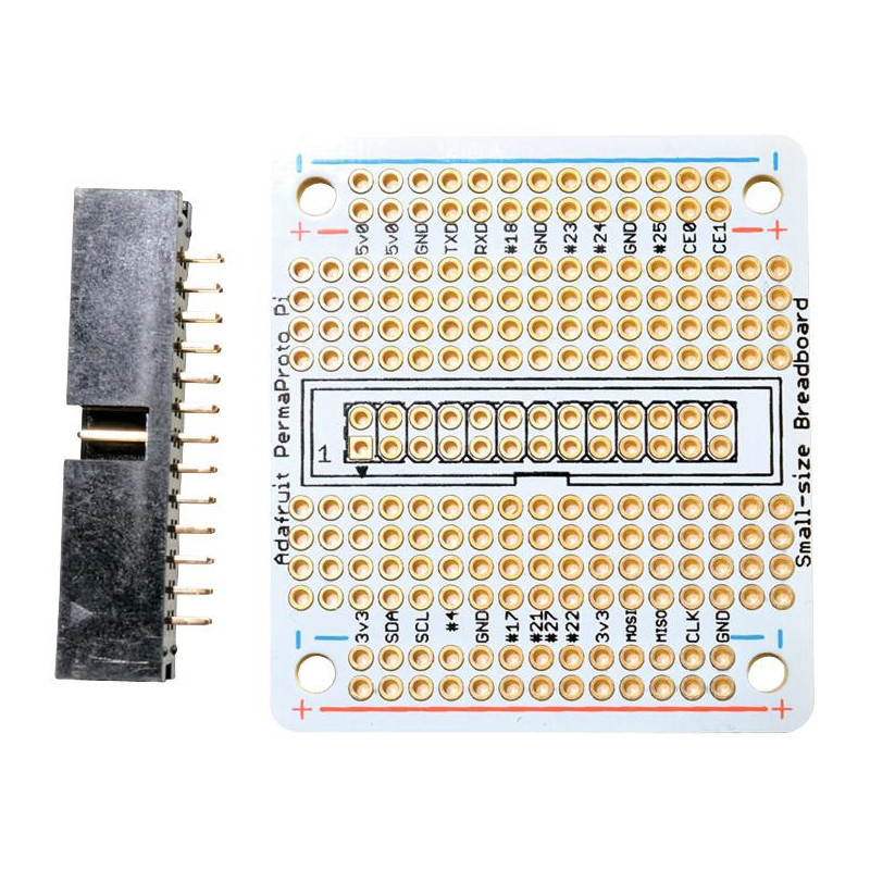 Adafruit-1171, Breadboard PCB Kit, Perma-Proto Raspberry PI