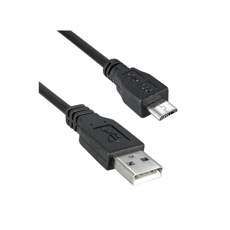 USB Cable  1m  USB to Micro USB   Black  3025030-03  Qualtek