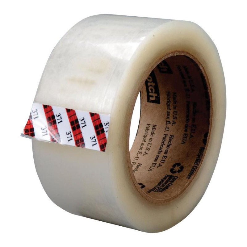 3M (371 CLEAR 48 MM X 100 M) Packaging Tape  48 mm x 100 m