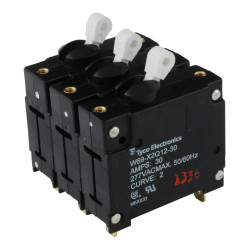 TE Connectivity  Circuit Breaker  Hydromagnetic  3P  277V  30A