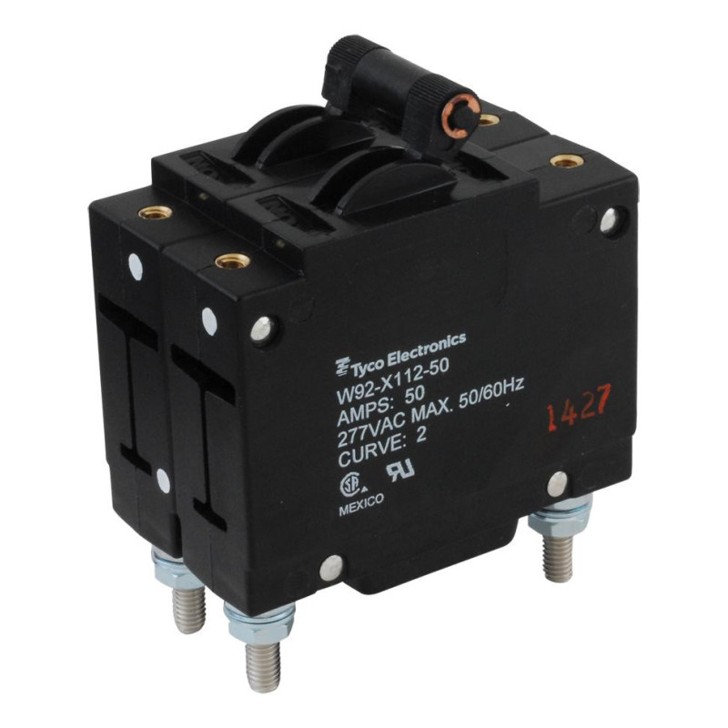 TE Connectivity  Circuit Breaker  Hydromagnetic  1P  277V  50A