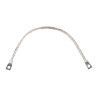 Pro Power 59990253 Earth Strap, Bonding, Braided, 25 mm2, M8 Lug to M8 Lug, 15.75 ", 400 mm, Unjacketed