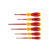Wiha 36558 Screwdriver Set  VDE  Torx  T8   T25  SoftFinish  6 Piece 3015036